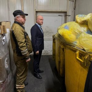 Министр экологии и природных ресурсов Нижегородской области посетил завод ООО Гарант-Мед в Твери